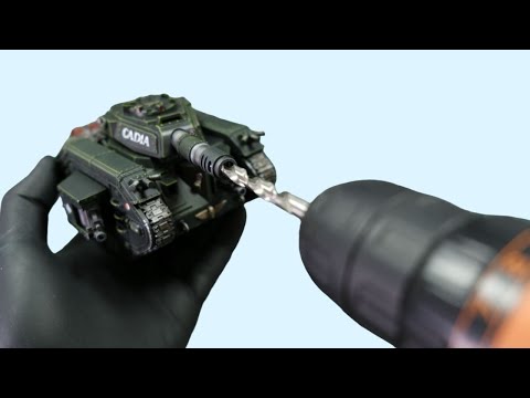 Видео: КАК СВЕРЛИТЬ СТВОЛЫ у миниатюр ВАРХАММЕР | #warhammer #ваха #aos #wh40k