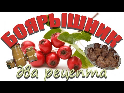 Видео: БОЯРЫШНИК. Два рецепта из боярышника.