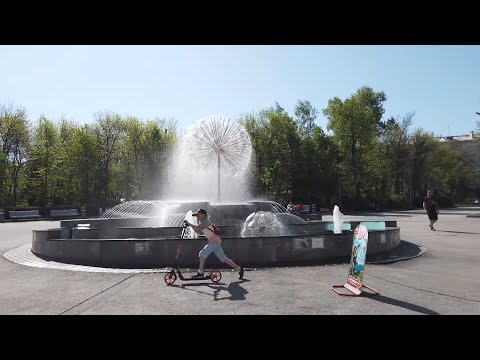 Видео: Прогулка по Новосибирску в 4K по саду Кирова