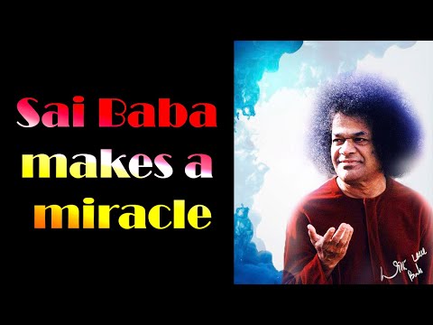 Видео: Саи Баба чудеса Sai Baba makes a miracle