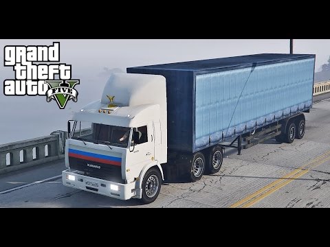 Видео: GTA 5 - КАМАЗ 54115 ИЗ ДАЛЬНОБОЙЩИКОВ!