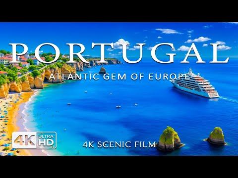 Видео: [4K] Португалия 2025 🇵🇹 Живописные побережья и города с высоты птичьего полёта в стиле Deep House
