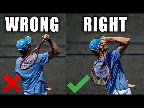 Видео: Как улучшить бросок ракетки прямо сейчас! | Урок теннисной подачи