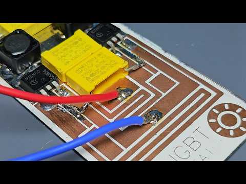 Видео: Суперлегкий инвертор IGBT – мощный и минимально компонентный дизайн!