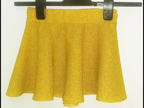 Видео: Детская юбка солнце. Шьем быстро и просто.