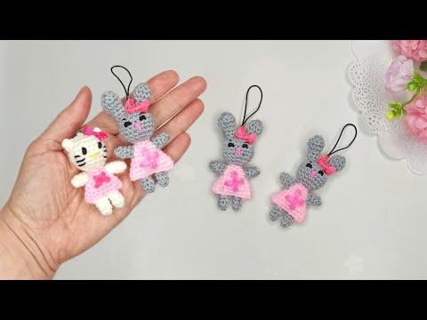 Видео: 😍 ЭТО ИЗУМИТЕЛЬНО👌Милый Брелок - Зайчонок крючком символ 2023 года🐰