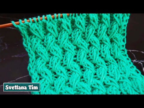 Видео: УЗОР СПИЦАМИ "ЗИГЗАГ С ВЫТЯНУТЫМИ ПЕТЛЯМИ" вертикальным способом / ВЯЗАНИЕ СПИЦАМИ
