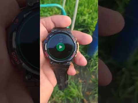 Видео: Amazfit t-rex 2.  Навигация. Возврат по треку, по прямой.