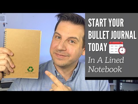 Видео: Bullet Journal для начинающих | Как использовать метод Bullet Journal в любом блокноте