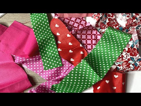 Видео: Хитрый способ шить из лоскутков без обработки края косой бейкой DIY мастер-класс