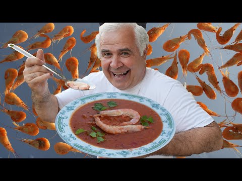 Видео: СУП из КРЕВЕТОК БИСК. ENG SUB