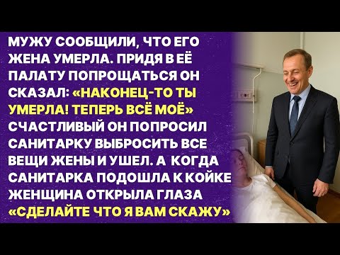 Видео: Муж радовался смерти жены! Но он не знал её хитрый план..
