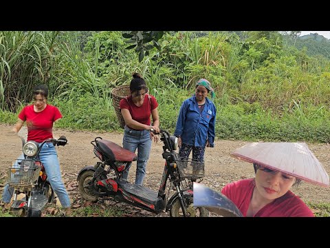 Видео: Девочка починила и восстановила сломанный электровелосипед пожилой женщины на обочине дороги.