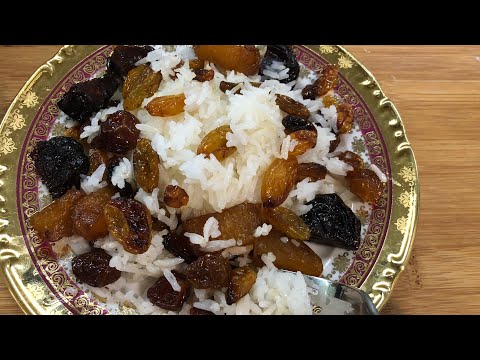 Видео: Праздничный Пасхальный плов с сухофруктами и изюмом | Չամիչով  Փլավ | Rice with Raisins