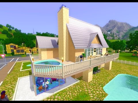 Видео: Sims 3 дом «Аквариус»