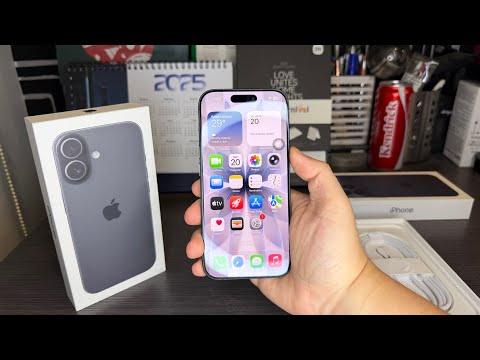 Видео: Распаковка Apple iPhone 17 + первая загрузка (черный)