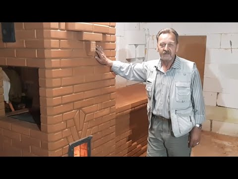 Видео: Отопительно-варочная красота с лежанкой ч.2