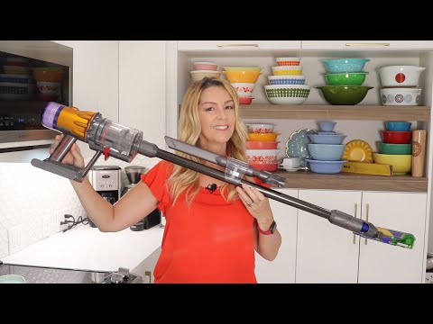 Видео: Dyson V12 Detect Slim Беспроводной пылесос | Обзор пылесоса с лазером.