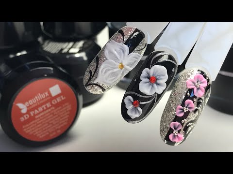 Видео: Лепка 4D и 3D гелями ❤️ все про лепку ❤️ Beautilux AliExpress ❤️ лепка на ногтях