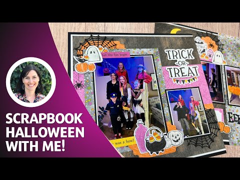 Видео: 🎃 Идеи оформления альбома на Хэллоуин | Советы по выбору бумаги