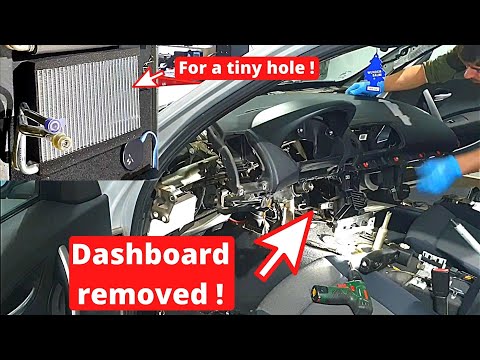 Видео: Снятие приборной панели BMW e87 для замены испарителя
