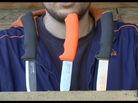 Видео: Ножи Mora Bushcraft. Тест Force vs Black vs Orange . Часть 1.