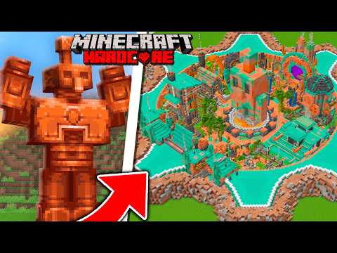 Видео: Я построил ДЕРЕВНЮ МЕДНЫХ ГОЛЕМОВ в Майнкрафт Хардкор 99+ Дней