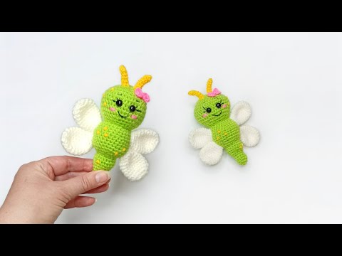 Видео: 🌻Как связать МИЛЕЙШУЮ бабочку крючком за 30 минут #crochet #amigurumi