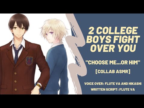 Видео: 2 College Boys Fight Over You - (при участии Hikashi) [ASMR] [MM4F]