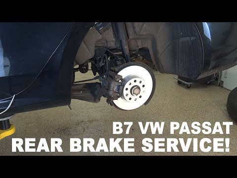 Видео: Процедура обслуживания заднего тормоза Volkswagen Passat 2012–2015 гг. — Passat B7 Flip Car
