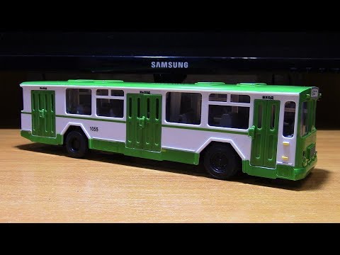 Видео: Игрушка на радиоуправлении автобус ЗИУ 8 ТЕХНОПАРК