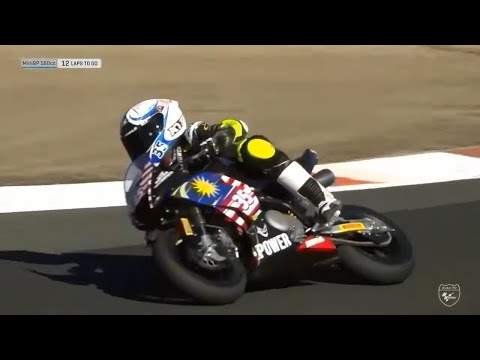 Видео: КАБИЛ ИРФАН (МАЛАЙЗИЯ) | Чемпион мира FIM MiniGP World Series 160cc 2023 года | Полная гонка — Су...