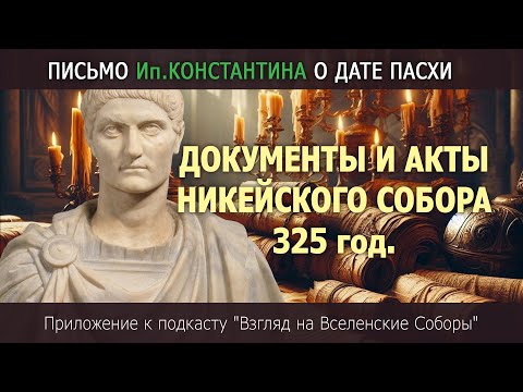 Видео: Им. Константин: ОБ УСТАНОВЛЕНИЕ ЕДИНОЙ ДАТЫ ПАСХИ (325г)