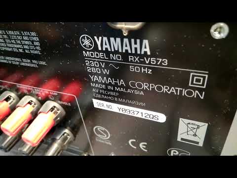 Видео: Не включается усилитель Yamaha RX-V573