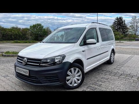 Видео: Осмотр Volkswagen Caddy Maxi пассажир на 2.0 TDI в хорошей комплектации из Германии