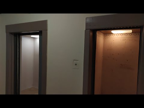 Видео: Лифты КМЗ, Г/П 500; 400 кг [с АС-72], V=1 м/сек (просп. Мира, 43, г. Днепропетровск)