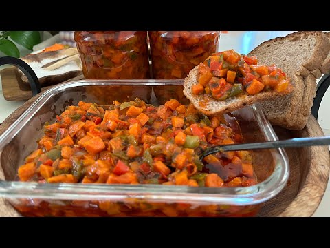 Видео: Գազարով և պղպեղով պահածո ։Պերեց։👌Carrot salad with peppers.￼Морковный и перечный салат. Перец