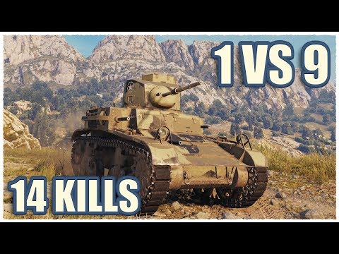 Видео: M2 Light Tank • 14 ФРАГОВ • 1 VS 9 • WoT Gameplay