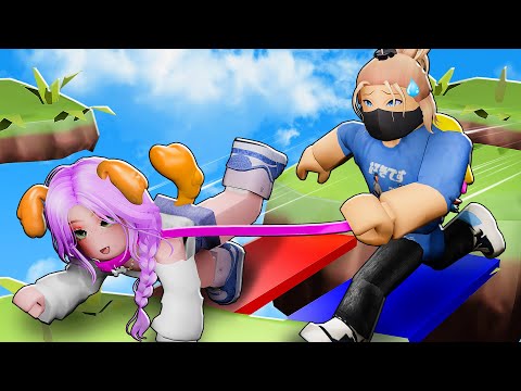 Видео: СТАЛА СОБАКОЙ В ОББИ НА ДВОИХ! Roblox Dog Walk 2 Player Obby