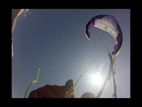 Видео: Параплан. Срыв крыла, фэйл.