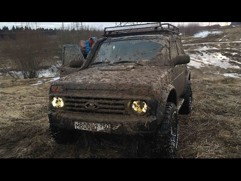 Видео: ГРЯЗЕМЕС, утопили шниву, сломали полуось!