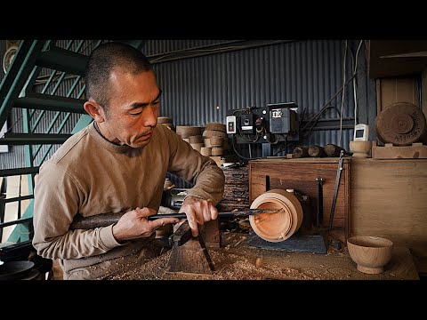Видео: Чаша благодати, японский Ован. Мастерство и творения мастера направлены на человеческое счастье.
