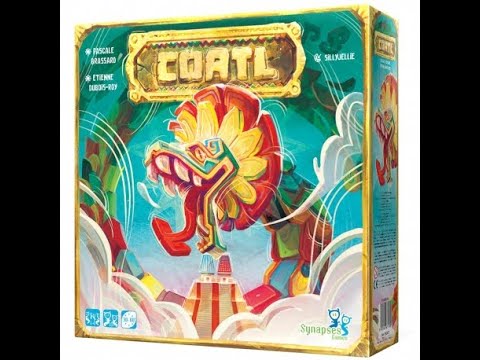 Видео: Коатль - играем в настольную игру. Coatl board game.