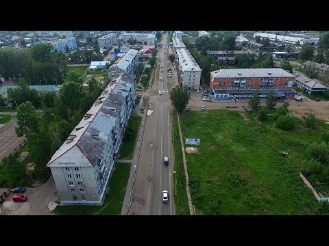 Видео: Лесосибирск, улица Горького (Пирогова-20й)