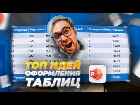 Видео: КАК СТИЛЬНО ОФОРМИТЬ ТАБЛИЦЫ? Показываю разные примеры