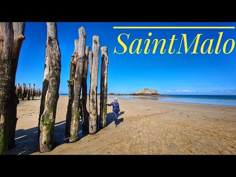 Видео: На автодоме по Бретани. Прогулка по Сан Мало.  Приливы, отливы.