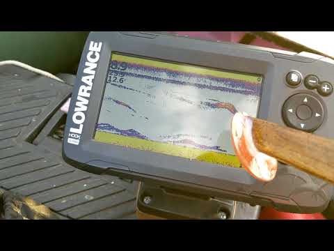 Видео: Настройка Эхолота для ловли Сома на Квок Lowrance HooK 2 5x