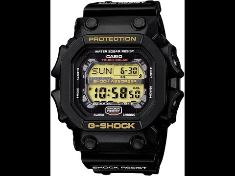 Видео: Настройка часов Casio G-shock GX-56-1B [3221]