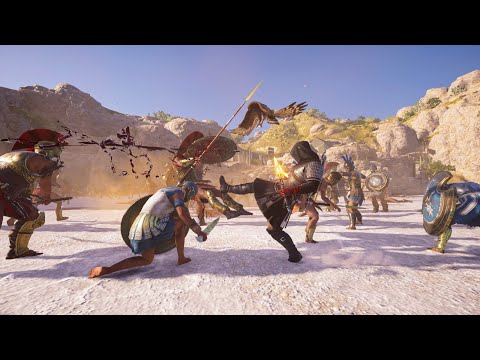 Видео: AC Odyssey 100% устойчивость Ближний бой, кинжалы