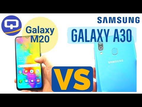 Видео: Сравнение Samsung Galaxy A30 и Samsung Galaxy M20. Чем отличаются А и M серии./ QUKE.RU /